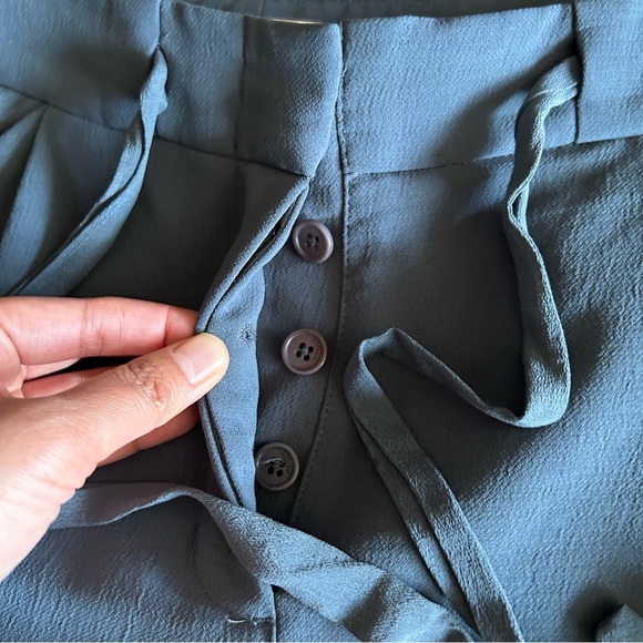 Wilfred Aritzia Dark Gray Blue Allant Pants Women’s 6 - Picture 5 of 9